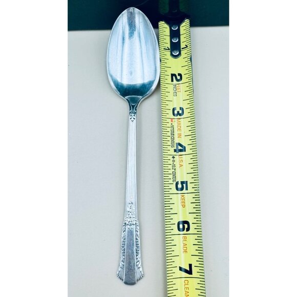 International Silver Rogers 1940 TREASURE Silverplate Place Oval Soup Spoons - Picture 9 of 10